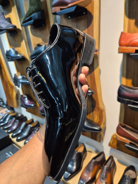 NOCTYX — Patent Gloss Wholecut Oxfords - MERAKINO