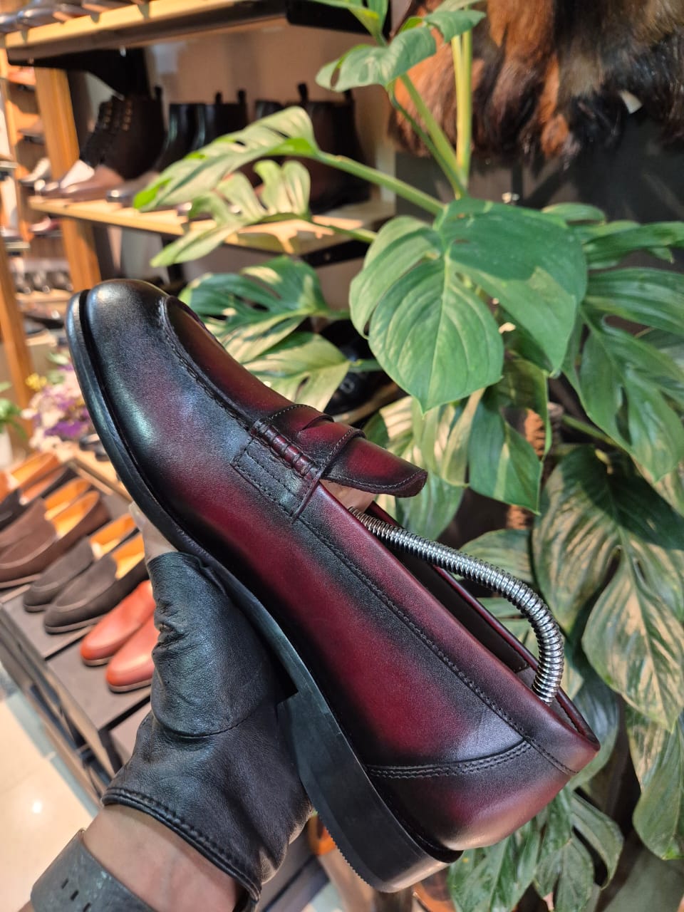 Oxblood Patina Penny Loafer