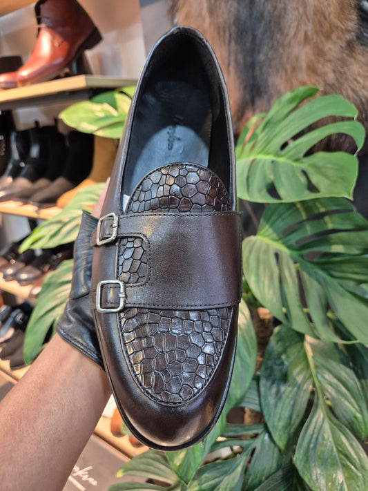 IMPERIUM DOUBLE MONK - Handcrafted Blake - Stitched Leather Sole - MERAKINO