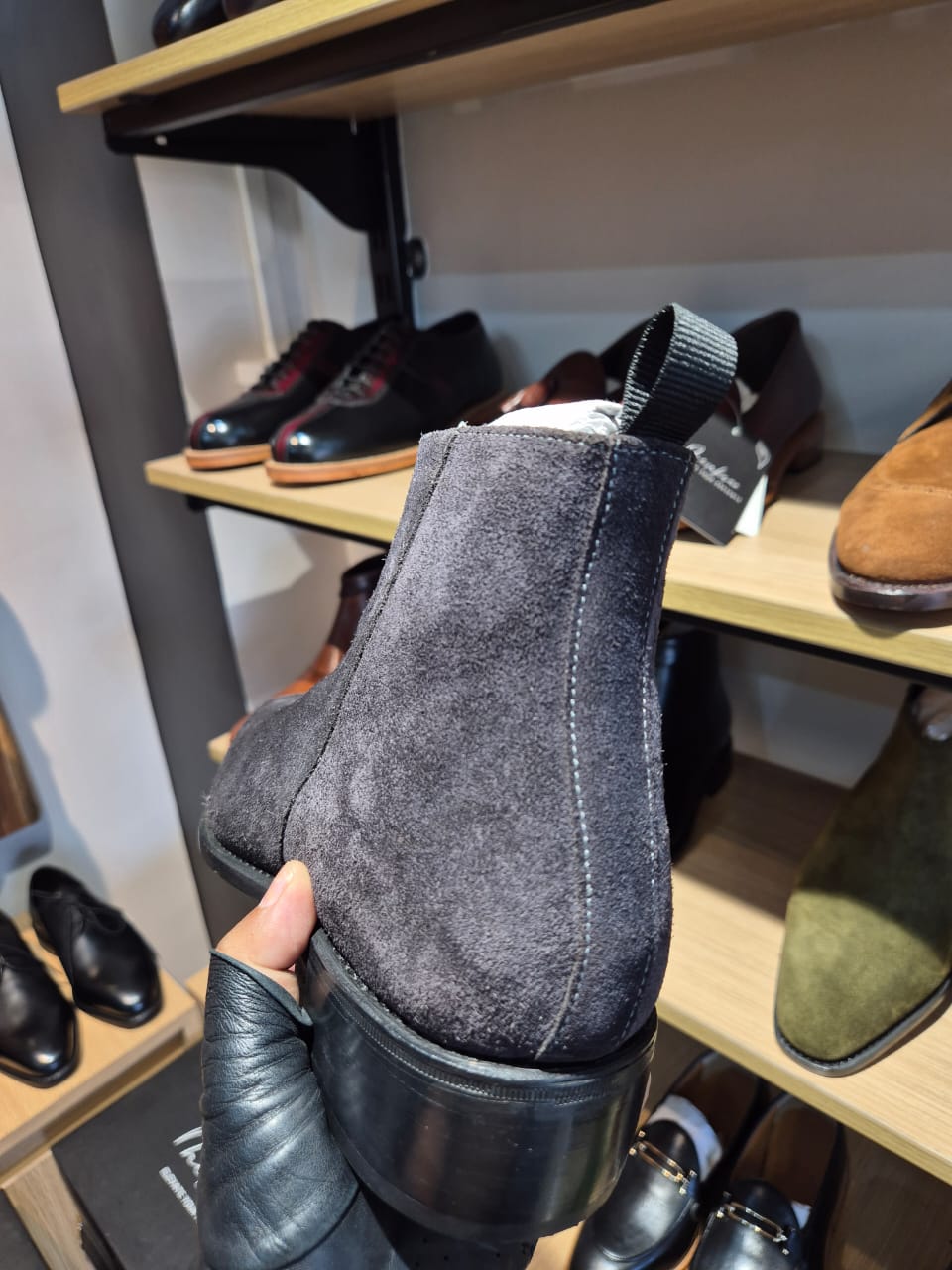 VENTURA Italian Suede Chelsea Zipper Boots – Handcrafted Goodyear Welted Luxury - MERAKINO