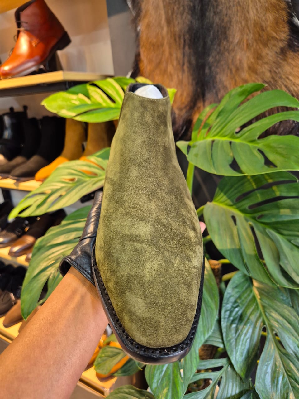 VENTURA Italian Suede Chelsea Zipper Boots – Handcrafted Goodyear Welted Luxury - MERAKINO